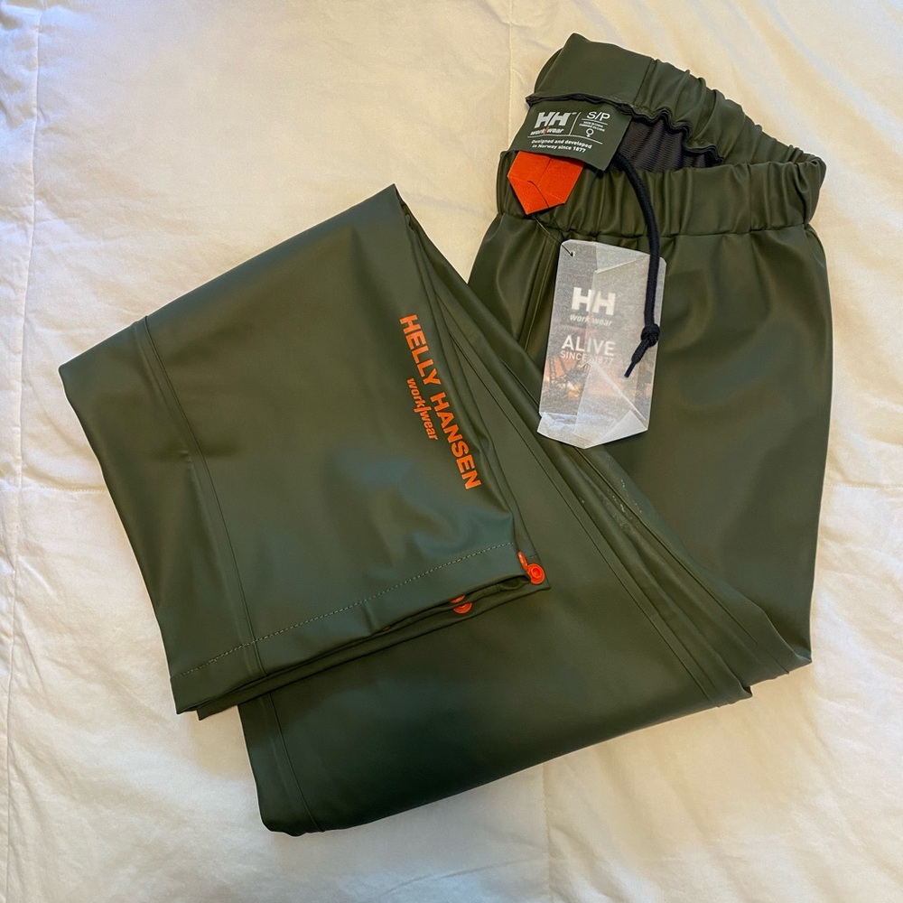 Helly Hansen Womens Gale Rainpants Small NWT Foul Weather Gear